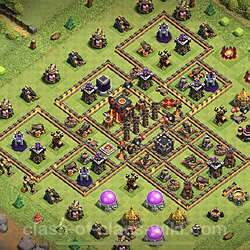Base plan (layout), Town Hall Level 10 for trophies (defense) (#1337)