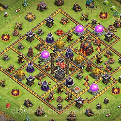 Base plan (layout), Town Hall Level 10 for trophies (defense) (#1372)