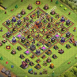 Расстановка базы Ратуша уровень 10 для набора кубков (#1673)