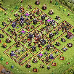 Base plan (layout), Town Hall Level 10 for trophies (defense) (#1792)