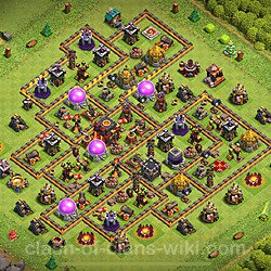 Base plan (layout), Town Hall Level 10 for trophies (defense) (#2159)