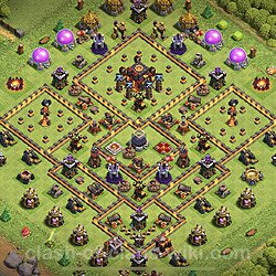 Base plan (layout), Town Hall Level 10 for trophies (defense) (#241)