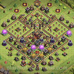 Base plan (layout), Town Hall Level 10 for trophies (defense) (#245)
