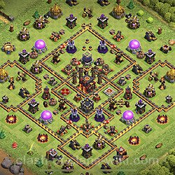 Base plan (layout), Town Hall Level 10 for trophies (defense) (#251)