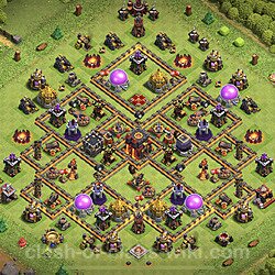 Base plan (layout), Town Hall Level 10 for trophies (defense) (#253)