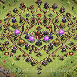 Base plan (layout), Town Hall Level 10 for trophies (defense) (#257)