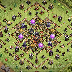 Base plan (layout), Town Hall Level 10 for trophies (defense) (#259)