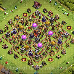 Die Base Rathaus LvL 10 für Trophäen (Verteidigung) (#261)