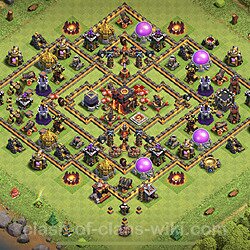 Base plan (layout), Town Hall Level 10 for trophies (defense) (#262)
