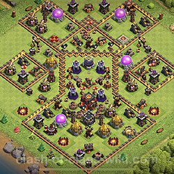 Base plan (layout), Town Hall Level 10 for trophies (defense) (#263)