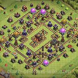 Base plan (layout), Town Hall Level 10 for trophies (defense) (#264)