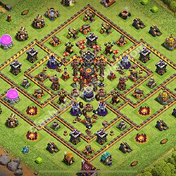 Base plan (layout), Town Hall Level 10 for trophies (defense) (#3214)