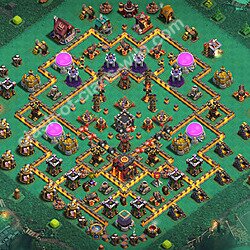 Base plan (layout), Town Hall Level 10 for trophies (defense) (#3321)