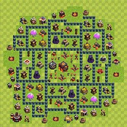 Base plan (layout), Town Hall Level 10 for trophies (defense) (#49)