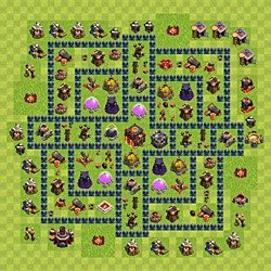 Base plan (layout), Town Hall Level 10 for trophies (defense) (#59)