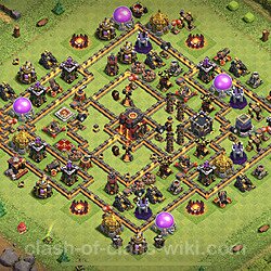 Base plan (layout), Town Hall Level 10 for trophies (defense) (#65)