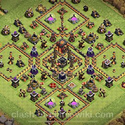 Base plan (layout), Town Hall Level 10 for trophies (defense) (#667)