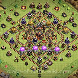 Base plan (layout), Town Hall Level 10 for trophies (defense) (#674)