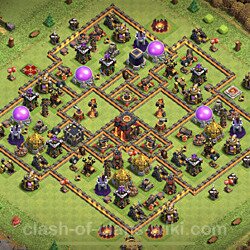 Base plan (layout), Town Hall Level 10 for trophies (defense) (#677)