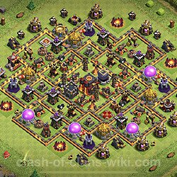 Base plan (layout), Town Hall Level 10 for trophies (defense) (#70)