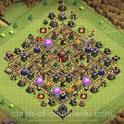 Base plan (layout), Town Hall Level 10 for trophies (defense) (#713)