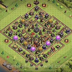 Base plan (layout), Town Hall Level 10 for trophies (defense) (#72)
