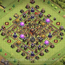 Base plan (layout), Town Hall Level 10 for trophies (defense) (#74)