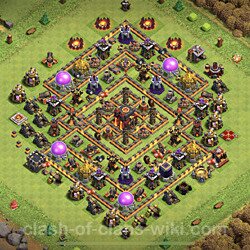 Base plan (layout), Town Hall Level 10 for trophies (defense) (#744)