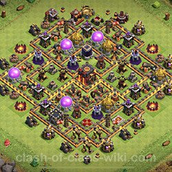 Base plan (layout), Town Hall Level 10 for trophies (defense) (#746)