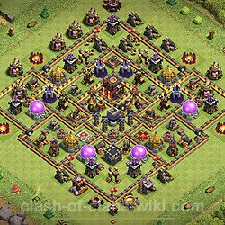 Base plan (layout), Town Hall Level 10 for trophies (defense) (#75)