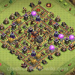 Base plan (layout), Town Hall Level 10 for trophies (defense) (#751)
