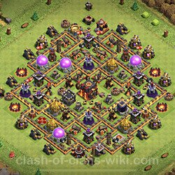 Base plan (layout), Town Hall Level 10 for trophies (defense) (#773)
