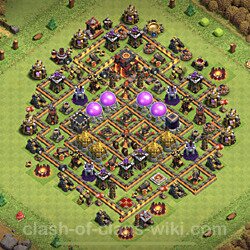 Base plan (layout), Town Hall Level 10 for trophies (defense) (#774)