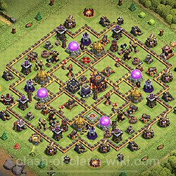 Base plan (layout), Town Hall Level 10 for trophies (defense) (#78)