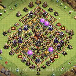 Base plan (layout), Town Hall Level 10 for trophies (defense) (#802)