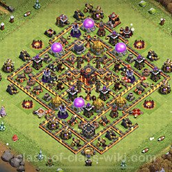 Base plan (layout), Town Hall Level 10 for trophies (defense) (#803)