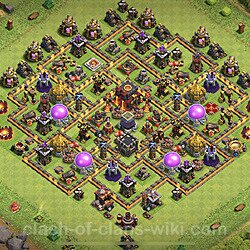 Base plan (layout), Town Hall Level 10 for trophies (defense) (#82)