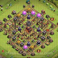 Base plan (layout), Town Hall Level 10 for trophies (defense) (#824)