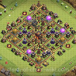 Base plan (layout), Town Hall Level 10 for trophies (defense) (#826)