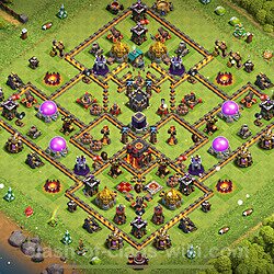 Base plan (layout), Town Hall Level 10 for trophies (defense) (#876)
