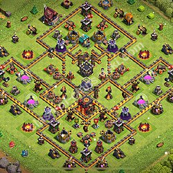 BB10 Kupa Köy Düzeni Kopyalama Linki, Efsane Ligi, Hibrit, Kopyala Belediye Binası 10 Savunma 2026, #876