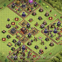 Base plan (layout), Town Hall Level 10 for trophies (defense) (#907)