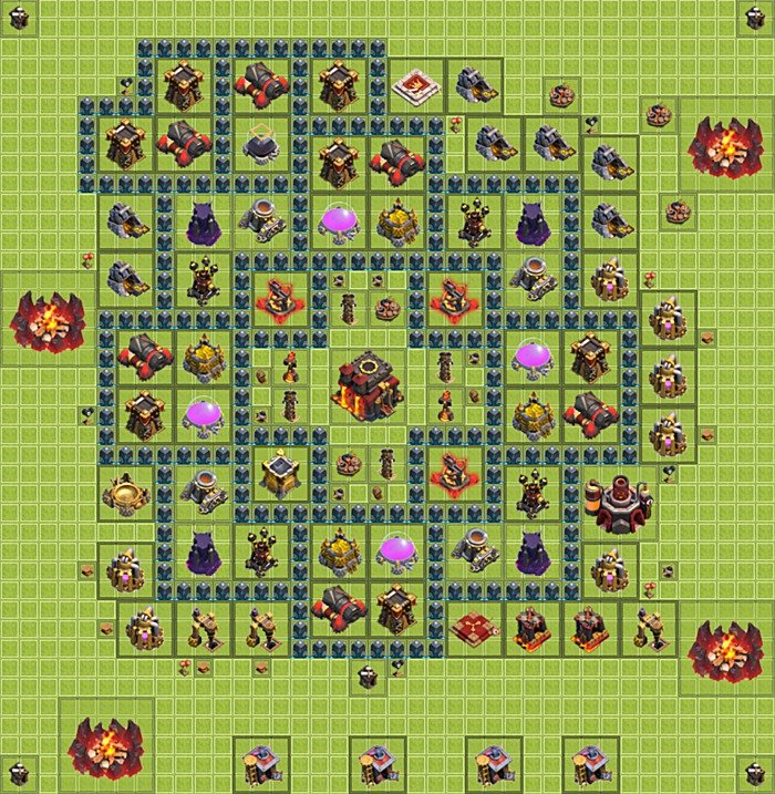 TH10 Trophy Base Plan, Town Hall 10 Base Design, #1