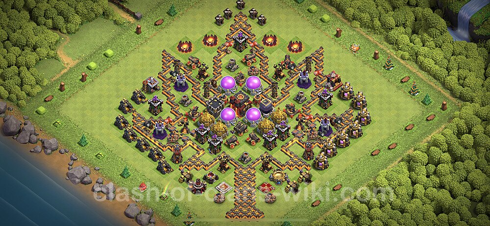 Full Upgrade TH10 Base Plan with Link, Hybrid, Copy Town Hall 10 Max Levels Design 2023, #246