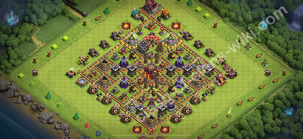 トロフィーコレクションの基本計画タウンホールレベル10, 異形826