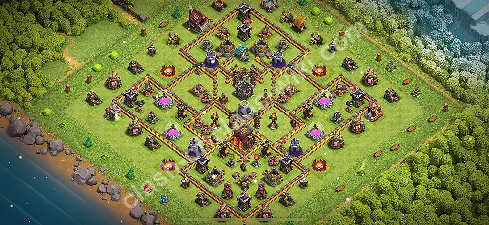 BB10 Kupa Köy Düzeni Kopyalama Linki, Efsane Ligi, Hibrit, Kopyala Belediye Binası 10 Savunma 2026, #876