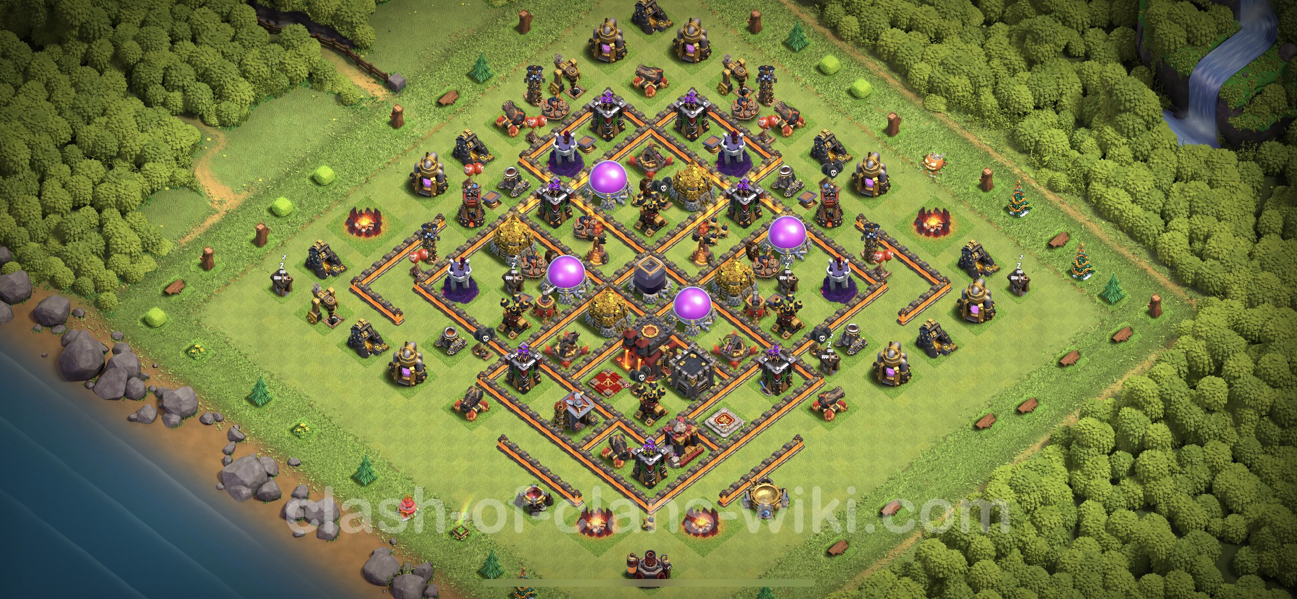 max base clash of clans