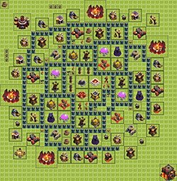 Base plan (layout), Town Hall Level 10 for farming (#13)
