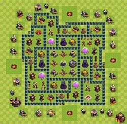 Base plan (layout), Town Hall Level 10 for farming (#23)