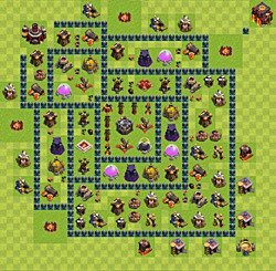 Base plan (layout), Town Hall Level 10 for farming (#25)